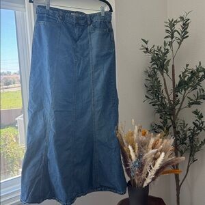 34 - Mixit Denim Skirt With The Cutest Back Details